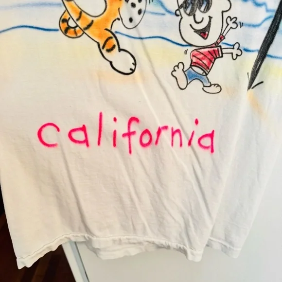 VINTAGE Calvin & Hobbes air brush shirt - Picture 3 of 4